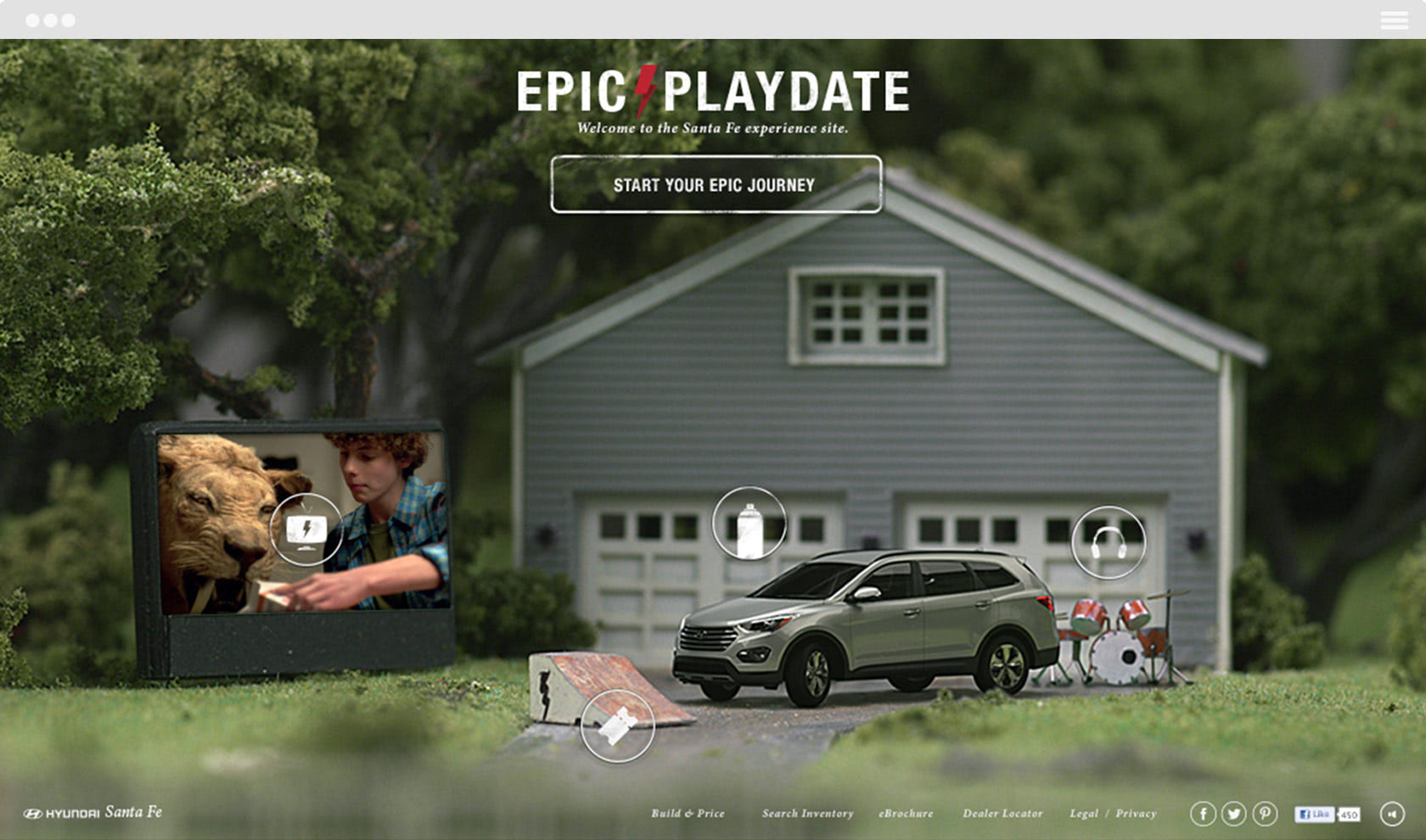 Hyundai Santa Fe — Epic Playdate Frontpage